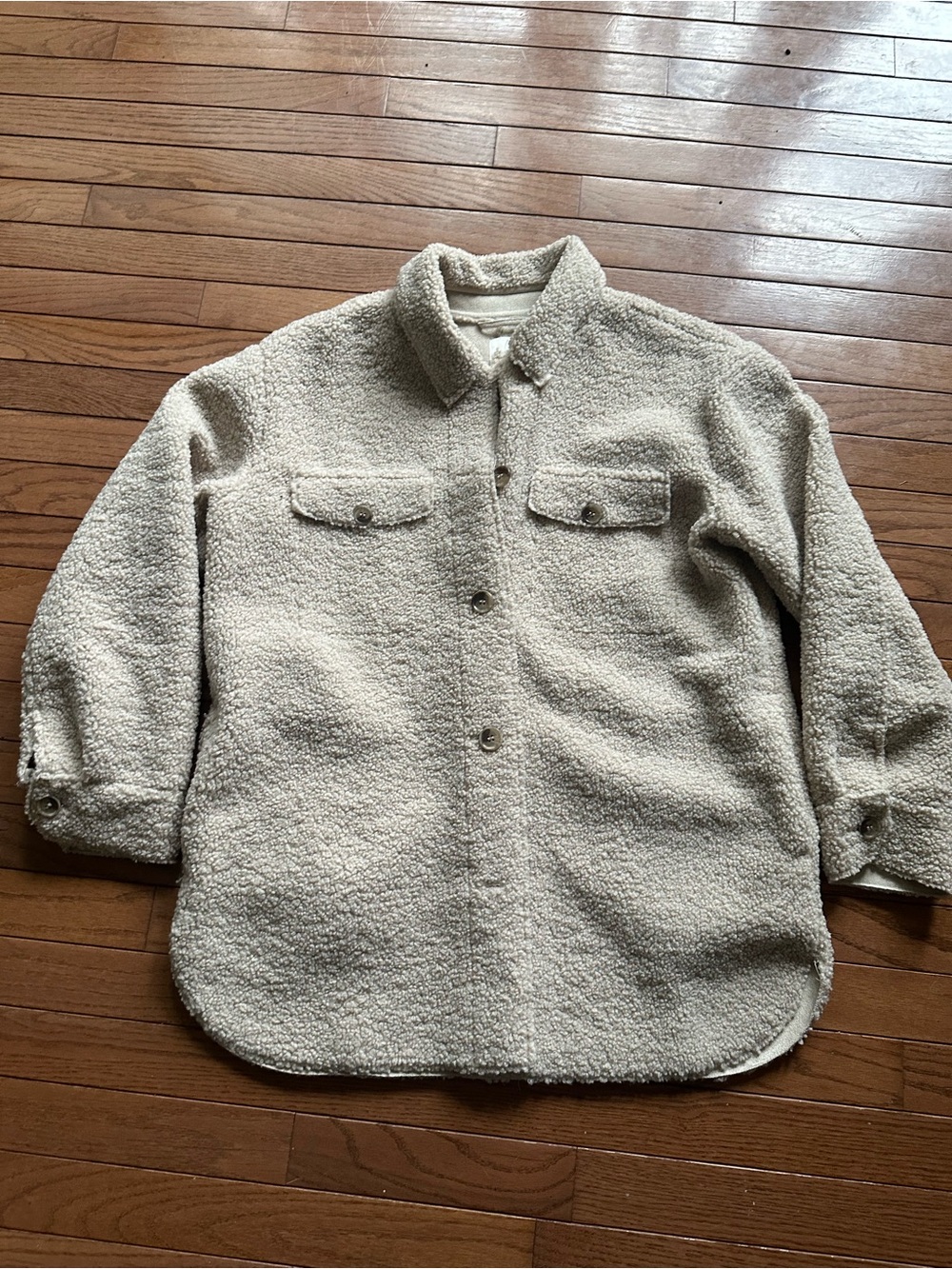 Joie Teddy Jacket in Cream Like New